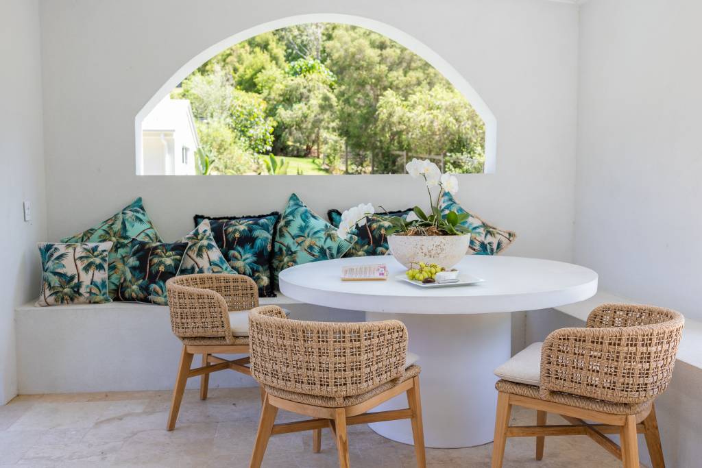 Sense Dining Chairs Sense Teak and Wicker Outdoor Setting by Kasule Imports